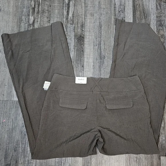 🌸🧡 flare Wide Leg pants By Studio Y Size Size 5/6💜 - Picture 7 of 9